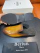Berluti Man Black  and yellow Calfskin Business Leather Shoes 0428143 (4)_th.jpg